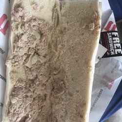 Jimmy John's - This is what I recieved, barely any tuna on my sub