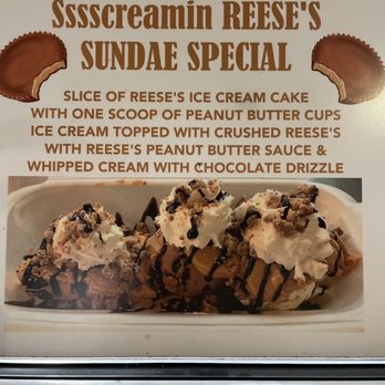 Ice Sssscreamin - Sssscreamin Reese's SUNDAE SPECIAL - Ice Cream & Frozen Yogurt Near Me - Cape Coral, Florida Ice Sssscreamin - Sssscreamin Reese's SUNDAE SPECIAL - Ice Cream & Frozen Yogurt Near Me - Cape Coral, Florida