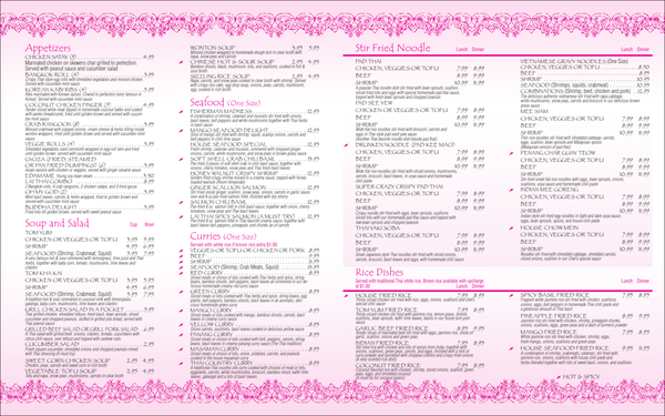 Menu photo 1 Lai Thai Kitchen Grand Rapids, MI Menu photo 1 Lai Thai Kitchen Grand Rapids, MI