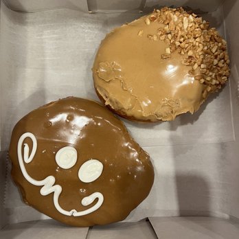 Voodoo Doughnut - Maple cream and PBJ - Donuts Near Me - Portland, Oregon Voodoo Doughnut - Maple cream and PBJ - Donuts Near Me - Portland, Oregon