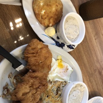 Rise and Shine - Chicken fried chicken breakfast - Breakfast & Brunch Near Me - Arlington, Texas