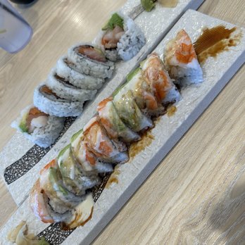 Tanoshi Japanese Bistro - Top: MaxProtein Roll. 8/10. Bottom: Double Shrimp Roll. 9/10 - Sushi Bars Near Me - Walnut Creek, California Tanoshi Japanese Bistro - Top: MaxProtein Roll. 8/10. Bottom: Double Shrimp Roll. 9/10 - Sushi Bars Near Me - Walnut Creek, California