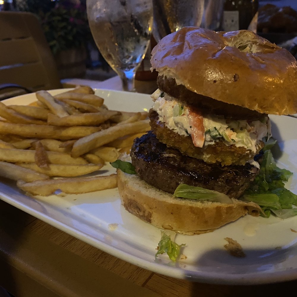 Brickside Grille - Burger with lobster - New American Near Me - Exton, Pennsylvania