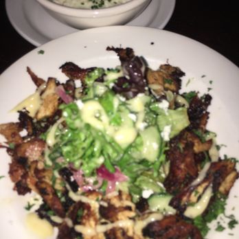 The Ritz Cafe - Simple Green Salad w/roasted chicken: excellent (& bowl of grits- also excellent) - Music Venues Near Me - Oak Bluffs, Massachusetts
