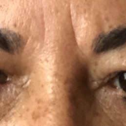 My uneven, patchy eyebrows!! Do not go to this woman.