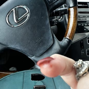 Q Nails - More polish on finger - Nail Salons Near Me - Palm Desert, California