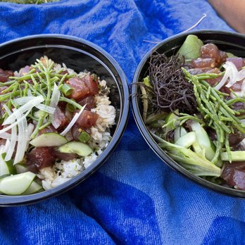 Ohana Poke House - Spicy with rice and shoyu with rice/salad - Poke Near Me - Honolulu, Hawaii Ohana Poke House - Spicy with rice and shoyu with rice/salad - Poke Near Me - Honolulu, Hawaii