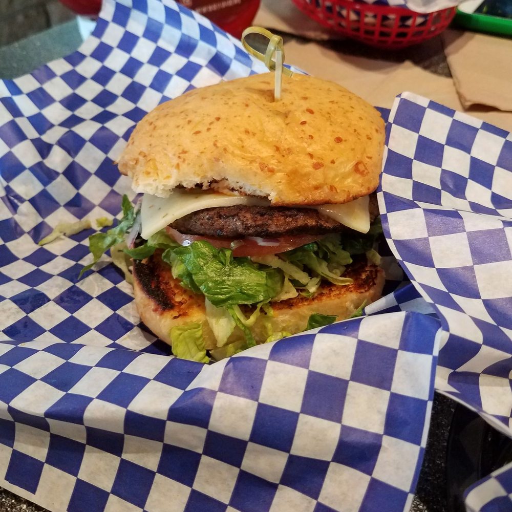 Daddio's Burger - Green chili burger. - Burgers Near Me - Beaumont, Texas