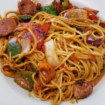 Shells Seafood - Jambalaya with linguine - Seafood Near Me - St. Pete Beach, Florida Shells Seafood - Jambalaya with linguine - Seafood Near Me - St. Pete Beach, Florida