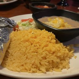Tortillas, rice and beans Tortillas, rice and beans