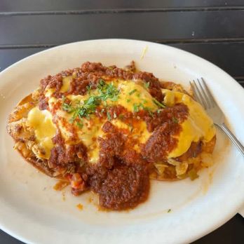 Henhouse Cafe - Chorizo eggs Benedict - Cafes Near Me - Gilbert, Arizona