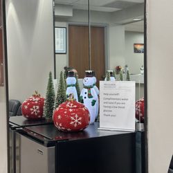 Premier Endocrinology - Waiting room. Water and juice available.