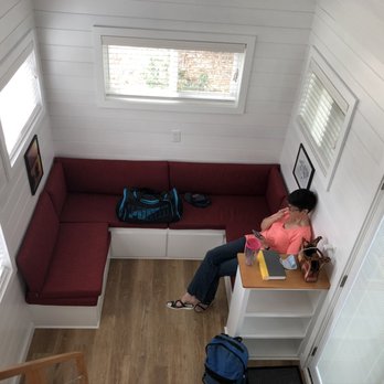 River & Twine - Interior of one side of the tiny house - Vacation Rentals Near Me - Rocky Mount, North Carolina River & Twine - Interior of one side of the tiny house - Vacation Rentals Near Me - Rocky Mount, North Carolina