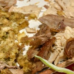Mike's Clam Shack - Overcooked and dry turkey dinner