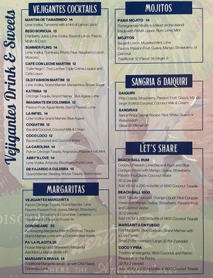 Menu photo 2 Vejigantes Boston, MA