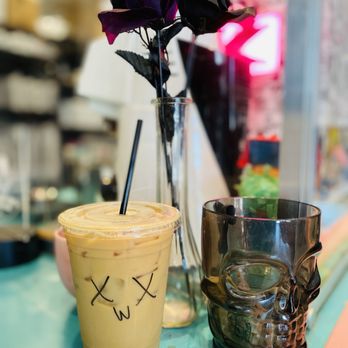 Melted Vinyl Coffee - Lavender Ghost - delicious - Coffee & Tea Near Me - Brea, California