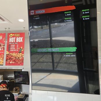 Dave's Hot Chicken - Order board - Chicken Shop Near Me - Hamilton, New Jersey