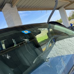 Take 5 Car Wash - Dirty windshield
