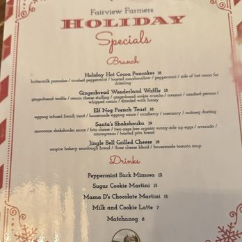 Fairview Farmers - Holiday specials - Breakfast & Brunch Near Me - Fairview, Texas Fairview Farmers - Holiday specials - Breakfast & Brunch Near Me - Fairview, Texas