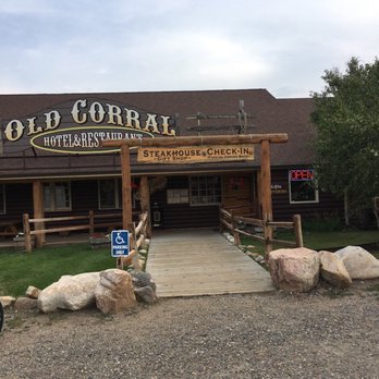 The Old Corral Hotel - Front Entrance - Hotels Near Me - Centennial, Wyoming