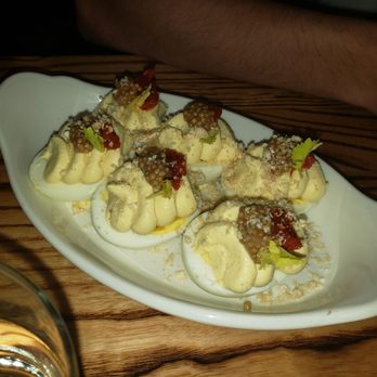 Sacred Beast - Deviled Eggs appetizer - Bars Near Me - Cincinnati, Ohio Sacred Beast - Deviled Eggs appetizer - Bars Near Me - Cincinnati, Ohio