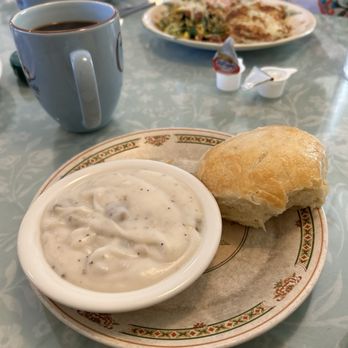 The Cup Cafe - Sausage gravy and biscuit - Breakfast & Brunch Near Me - Reno, Nevada