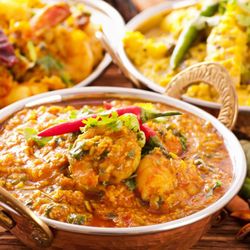 Marigold Fine Indian Cuisine - Shrimp coconut curry