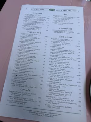 Menu photo 1 Bettina Santa Barbara, CA Menu photo 1 Bettina Santa Barbara, CA
