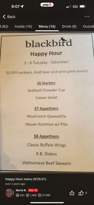 Menu photo 5 Blackbird Shoreline, WA