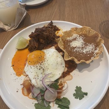 Full Goods Diner - Breakfast enchiladas with barbacoa - Diners Near Me - San Antonio, Texas