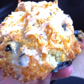 Oldhand - Blueberry scone with earl grey drizzle. - Coffee & Tea Near Me - Abbotsford, British Columbia Oldhand - Blueberry scone with earl grey drizzle. - Coffee & Tea Near Me - Abbotsford, British Columbia