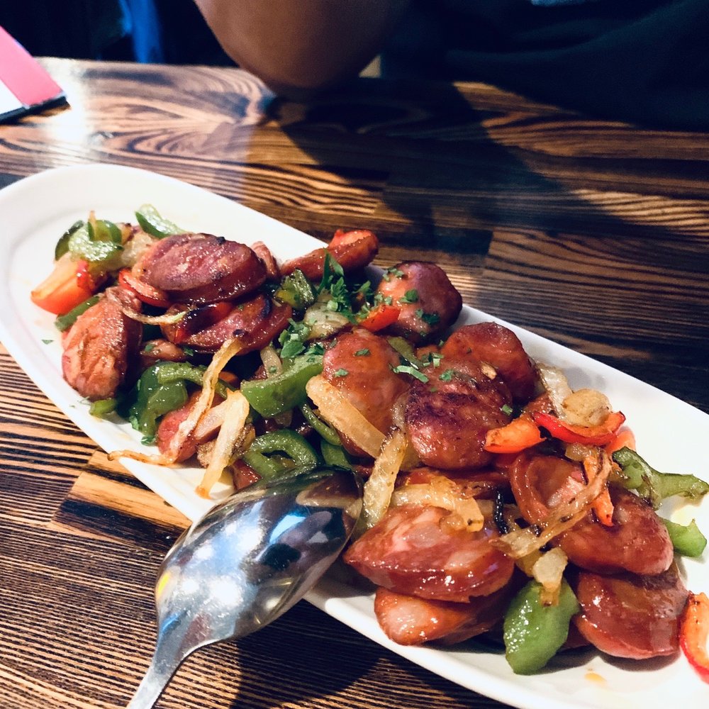 Basque Tapas Bar - His Mix: (Hubs' Chorizo W/ Peppers- Basque Style) - Tapas Bars Near Me - Piermont, New York