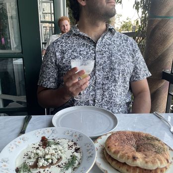 Checker Hall - Whipped feta dip & fresh pita w/ a side of handsome. - Mediterranean Near Me - Los Angeles, California Checker Hall - Whipped feta dip & fresh pita w/ a side of handsome. - Mediterranean Near Me - Los Angeles, California