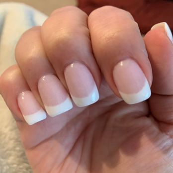 Moschino Nails - French dip fill - Nail Salons Near Me - Roseville, California Moschino Nails - French dip fill - Nail Salons Near Me - Roseville, California