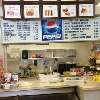 Family Deli - menus on the wall above the counter - Delis Near Me - Newburgh, New York Family Deli - menus on the wall above the counter - Delis Near Me - Newburgh, New York