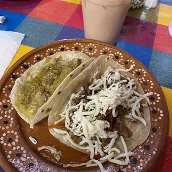 AZTECA Taco House - Fajita + Bean w/ flour tortilla Verde Pork w/ flour tortilla Horchata - Mexican Near Me - Houston, Texas AZTECA Taco House - Fajita + Bean w/ flour tortilla Verde Pork w/ flour tortilla Horchata - Mexican Near Me - Houston, Texas