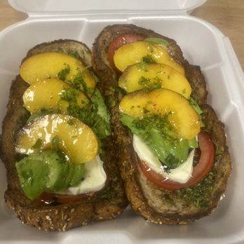 Tempe Food Court - Peach and mozzarella avocado toast - Food Court Near Me - Tempe, Arizona Tempe Food Court - Peach and mozzarella avocado toast - Food Court Near Me - Tempe, Arizona