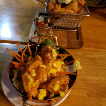 Kin'd - Mermaids (front) and Crispy Calamari (back) - Thai Near Me - Fresh Meadows, New York
