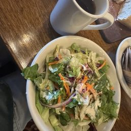 Salad with Italian dressing Salad with Italian dressing