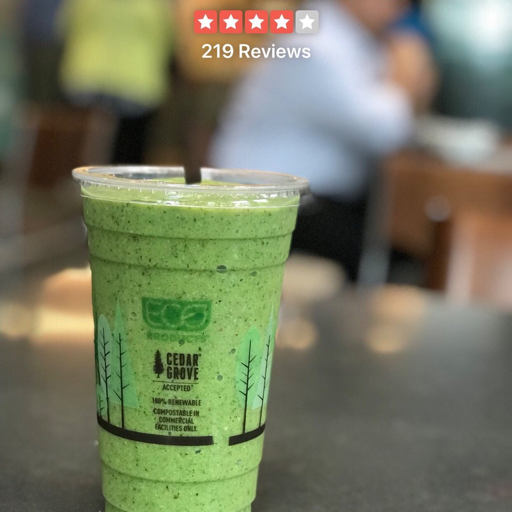 Juicy Café - Green Monster! - Juice Bars & Smoothies Near Me - Seattle, Washington
