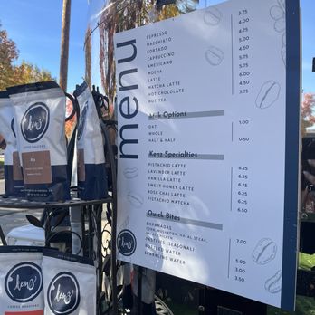 Kenz Coffee Bar - Menú - Coffee & Tea Near Me - Los Gatos, California