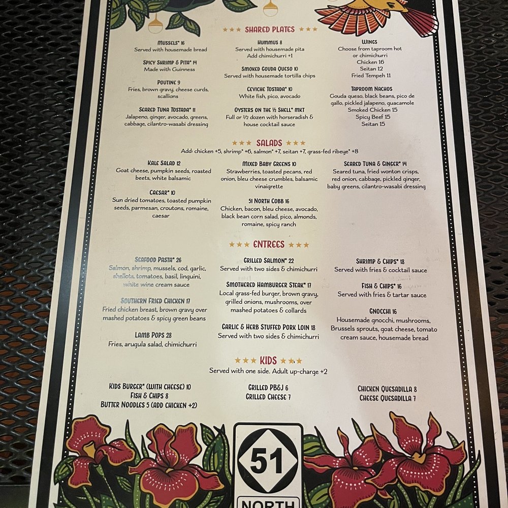 51 North Taproom - Menu as of 9/2/21 - Cocktail Bars Near Me - Nashville, Tennessee 51 North Taproom - Menu as of 9/2/21 - Cocktail Bars Near Me - Nashville, Tennessee