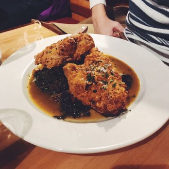 The Rook - Fried chicken with collard greens - New American Near Me - Ithaca, New York The Rook - Fried chicken with collard greens - New American Near Me - Ithaca, New York