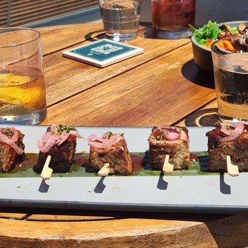 Aura Rooftop - Beef Lollipops - Cocktail Bars Near Me - Charlotte, North Carolina Aura Rooftop - Beef Lollipops - Cocktail Bars Near Me - Charlotte, North Carolina