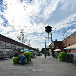 NoDa Company Canteen - If you are looking for the Canteen, look for the water tower.