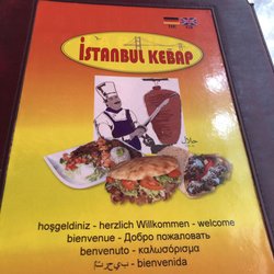 Istanbul Kebab Haus - Menu cover
