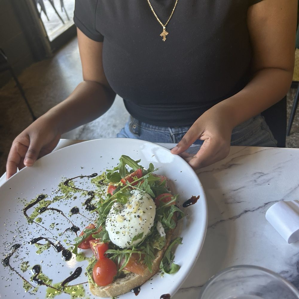 Poach Social - Smoked Salmon Avocado Tower - Breakfast & Brunch Near Me - Atlanta, Georgia