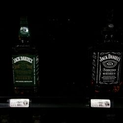 Spec's Wines, Spirits & Finer Foods - Couple of Jack prices. On par with Goody Goody. I placed the green label bottle where the black label should have been, but they were out.