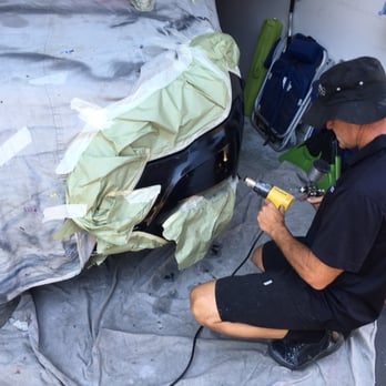 Color Solutions - John Hard at work - Body Shops Near Me