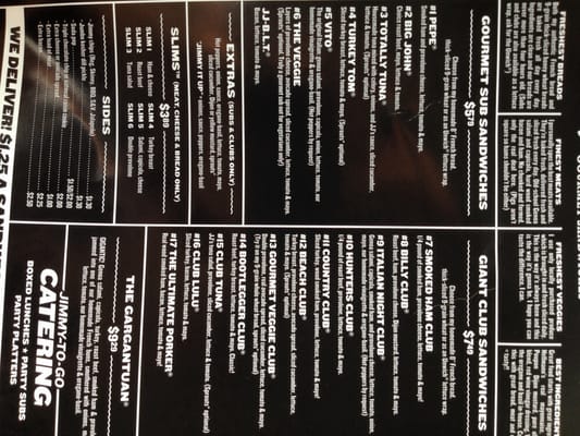 Menu photo 2 Jimmy John's Beverly Hills, CA